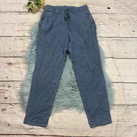 J. MCLAUGHLIN Chambray Linen Blend Sunny Pant Size S - Picture 1 of 9